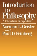 INTRODUCTION TO PHILOSOPHY A CHRISTIAN PERSPECTIVES